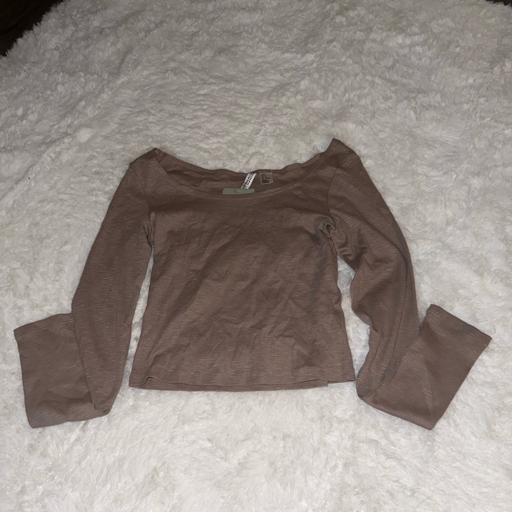 Divided Taupe Long Sleeve Shirt
